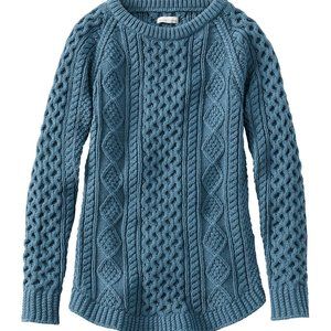 LL Bean Fisherman Tunic - IRON BLUE - SIZE L